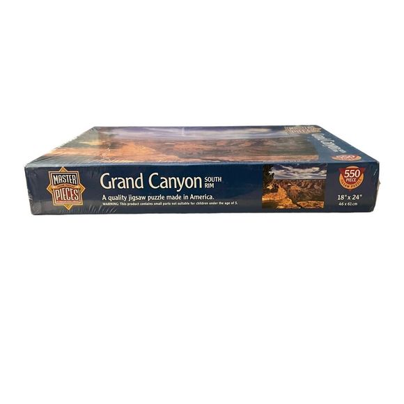 Master Pieces Jigsaw Puzzles Grand Canyon South Rim 550 Piece‎ 18”x24” 60411 NEW - Picture 2 of 6